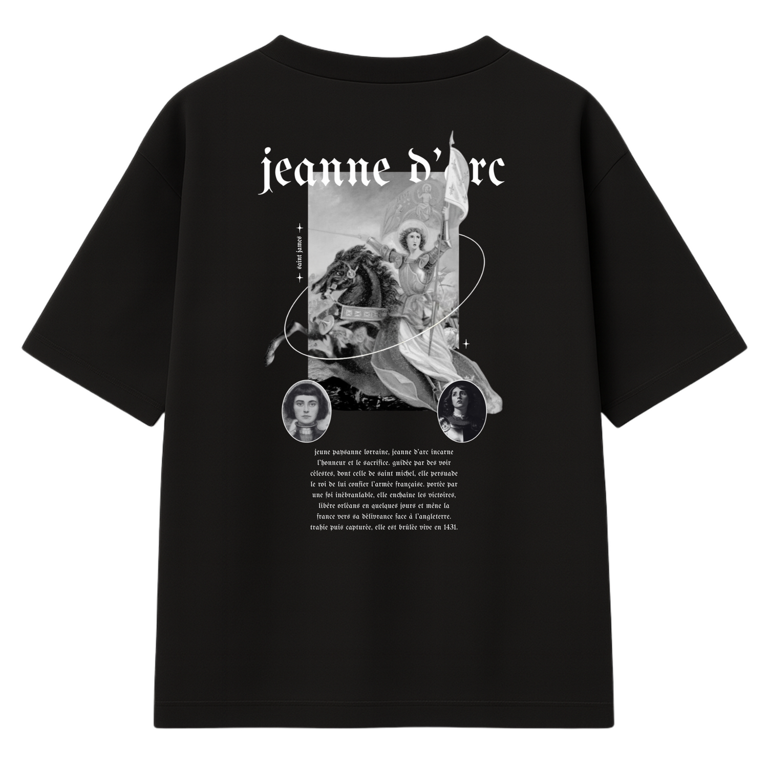 T-Shirt OVERSIZE : Jeanne d'Arc v1