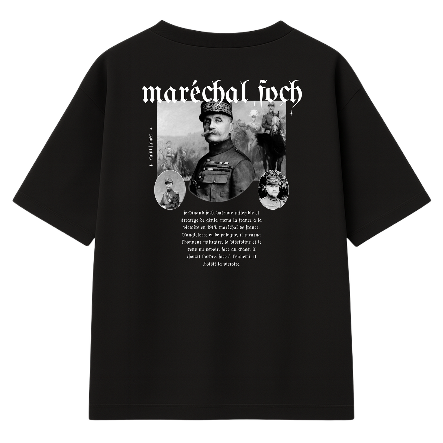 T-Shirt OVERSIZE : Maréchal Ferdinand Foch v1