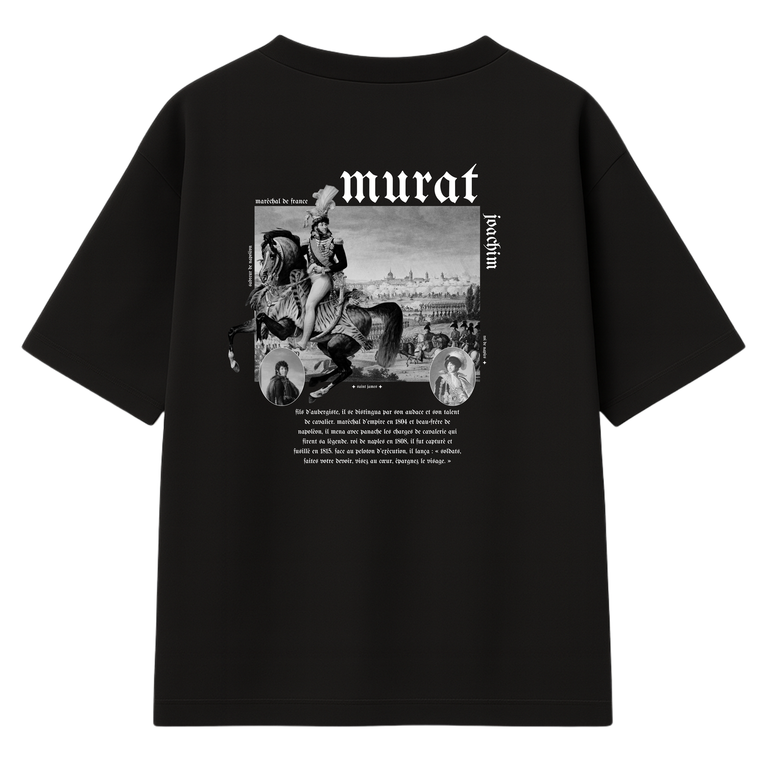 T-Shirt OVERSIZE : Maréchal Joachim Murat v1