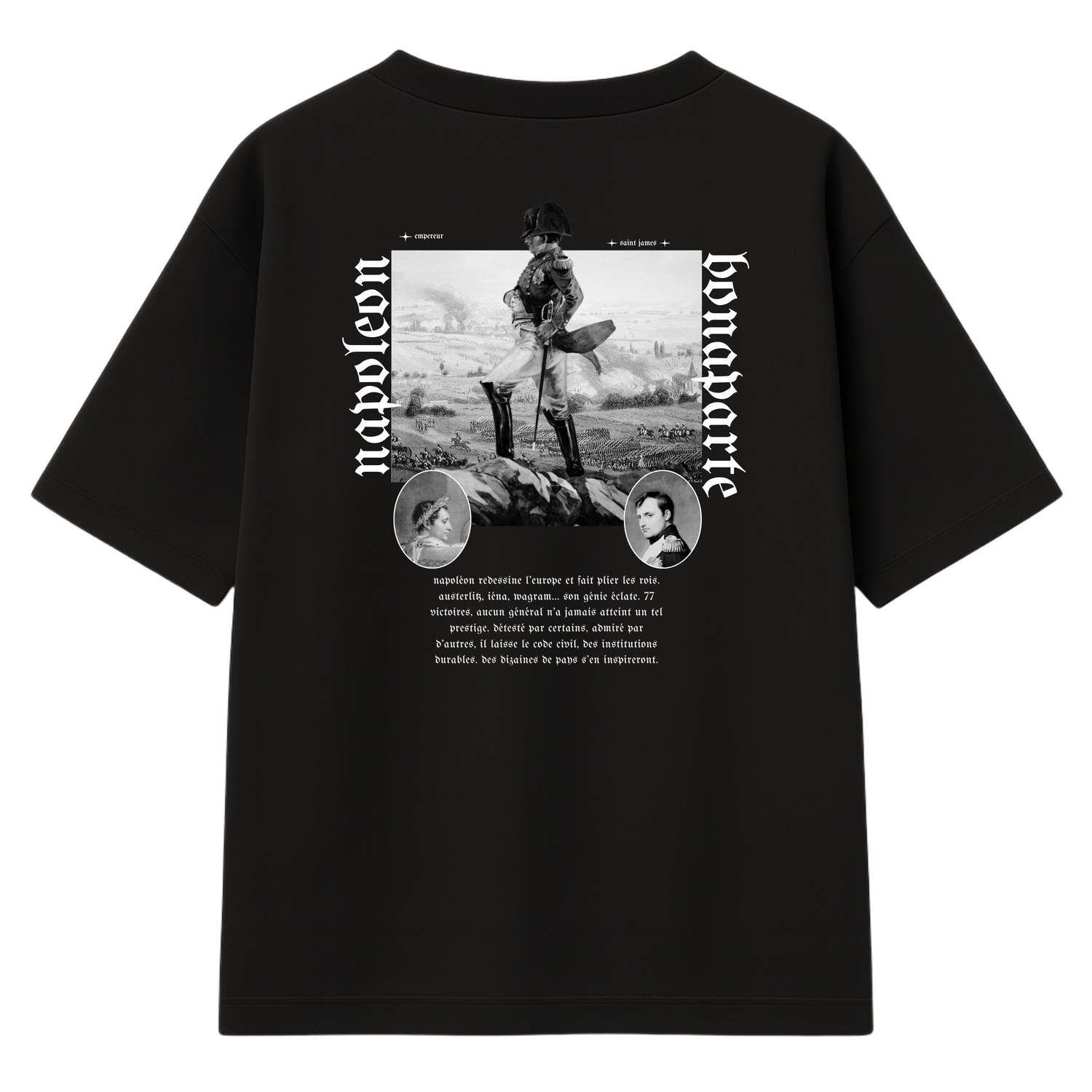 T-Shirt OVERSIZE : Napoléon Bonaparte v1