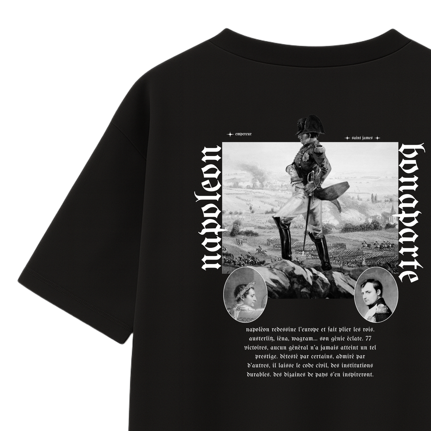 T-Shirt OVERSIZE : Napoléon Bonaparte v1