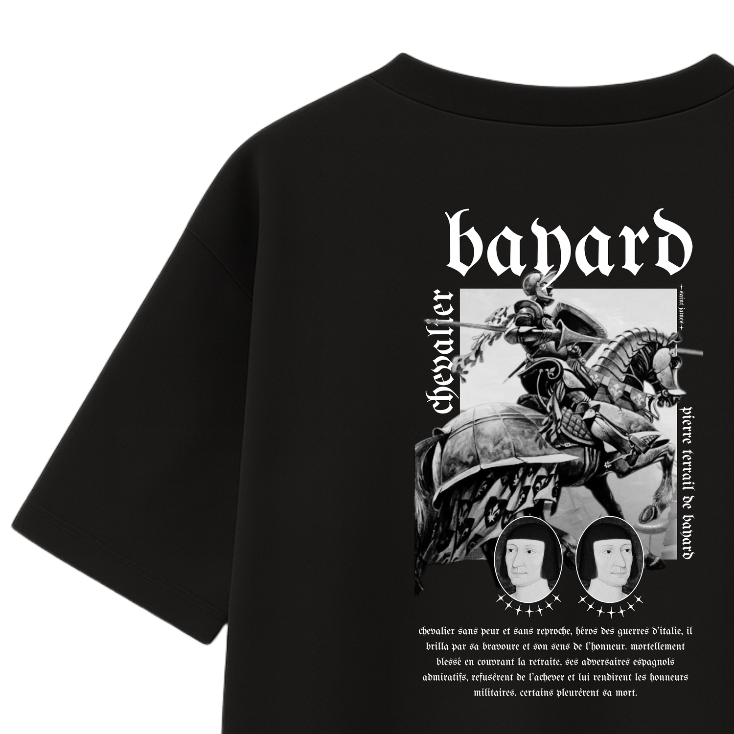 T-Shirt OVERSIZE : Chevalier Bayard v1